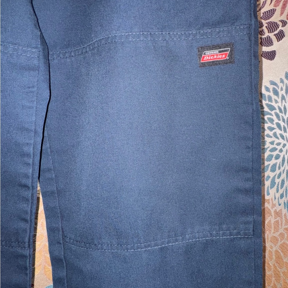 Dickies Loose Fit Double Knee Work Pants in dark navy blue 30x30 - Picture 6 of 15